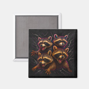 Imã Rizz Em Com O Tism Meme Autismo Raccoon Engraçado
