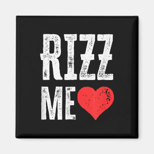Imã Rizz Me Heart Engraçado Valentine Day Kids Sigma S