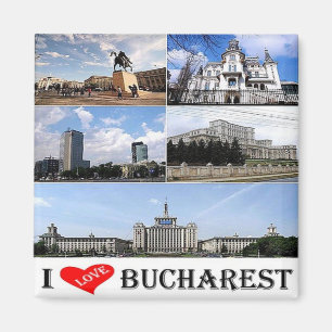 Imã RO - Romênia - Bucareste - I Love - Collage Mosai