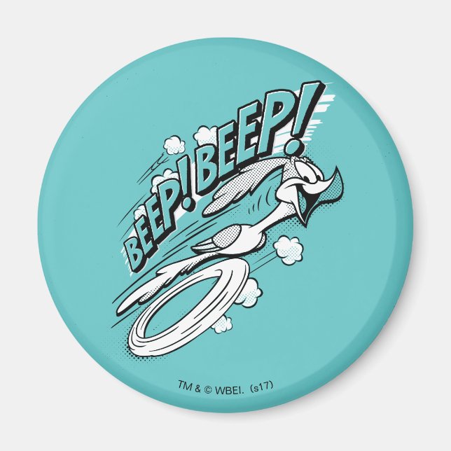 Imã ROAD RUNNER™ BEEP BEEP!™ Meia-tinta (Frente)
