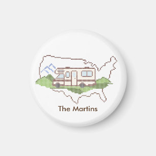 Imã Road Trip USA Magnet