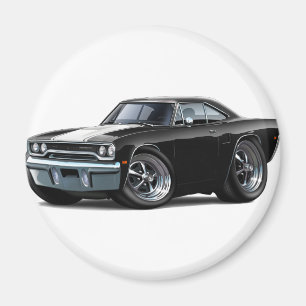 Imã Roadrunner 1970 Preto-Branco