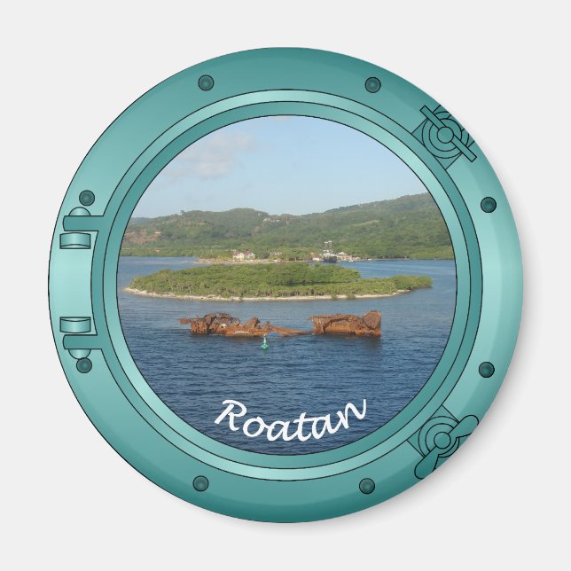 Imã Roatan Porthole (Frente)