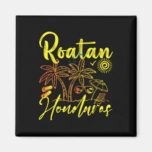 Imã Roatan Souvenirs Honduras Beach Honduras Vacing Ho