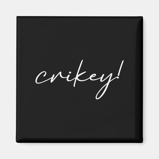 Imã Robert Irwin Crikey Meme Engraçado  (Frente)