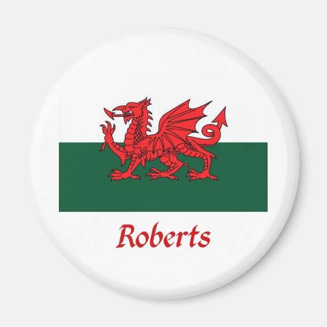 Imã Roberts Welsh Flag (Frente)