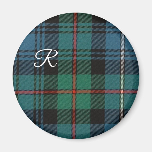 Imã Robertson Magnet em Ancient Hunting Tartan  (Frente)