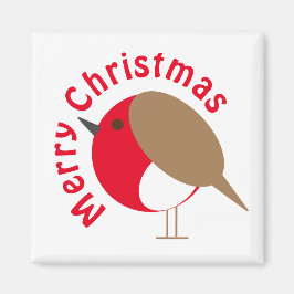 Imã Robin Christmas Magnet