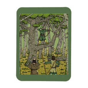 Ímã Robin Hood na Floresta de Sherwood
