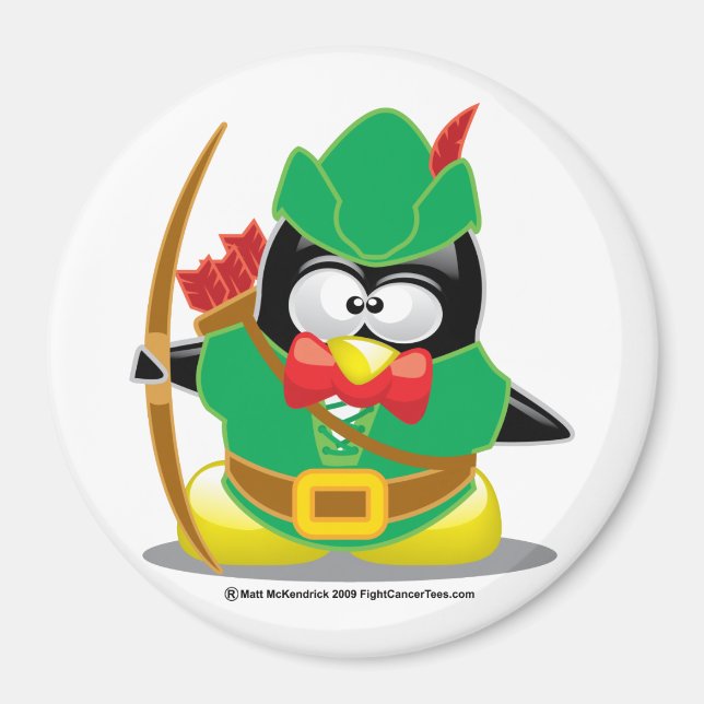 Imã Robin Hood Penguin (Frente)