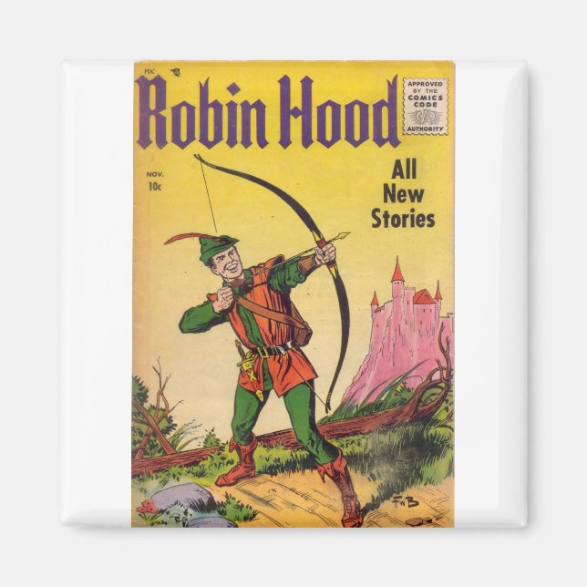 Imã Robin Hood - Super-herói - Super Histórias em quad (Frente)