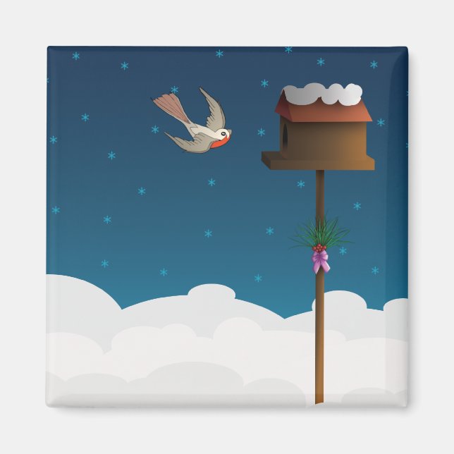 Imã Robin, ímã quadrado (Frente)