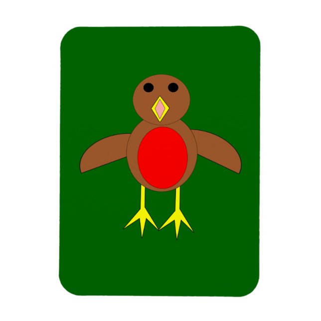 Ímã Robin Premium Magnet Natal (Vertical)