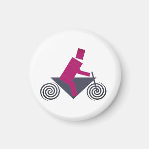 Imã Robô, Montando, Bicicleta