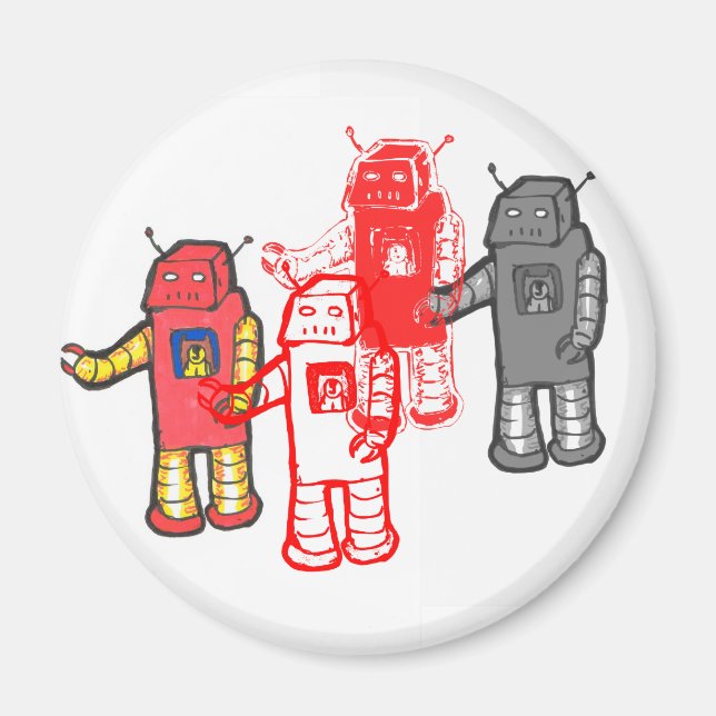 Imã robô quatro (Frente)