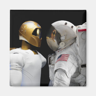 Imã Robonaut 2, uns dexterous, hel 3 do astronauta do