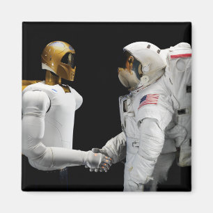 Imã Robonaut 2, uns dexterous, hel 4 do astronauta do