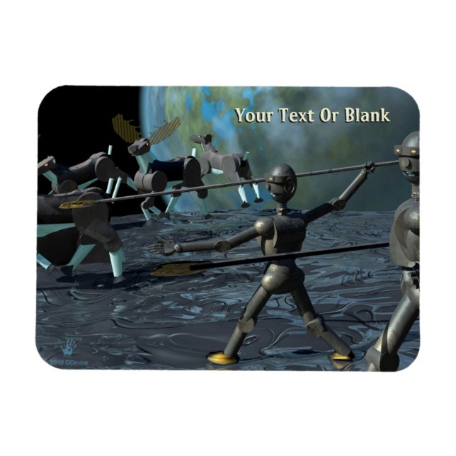 Ímã Robôs da Idade do Bronze (Horizontal)