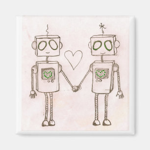 Imã "Robôs ímã no amor"