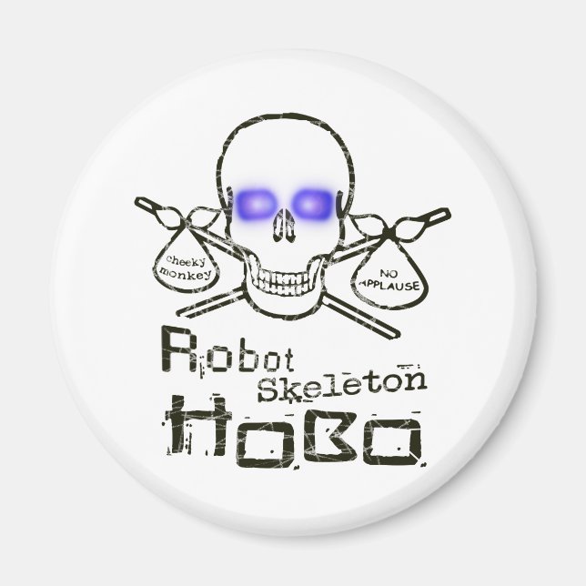 Imã Robot Skeleton Hobo (Frente)