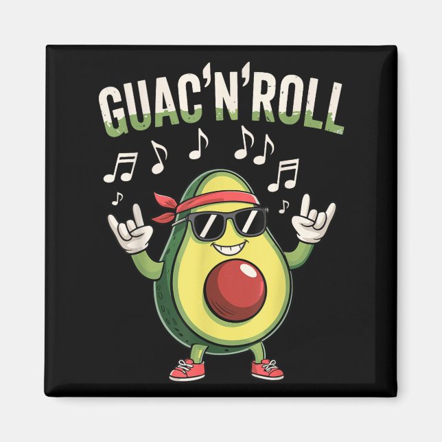 Imã Roca de abacate de Guac'n'roll (Frente)