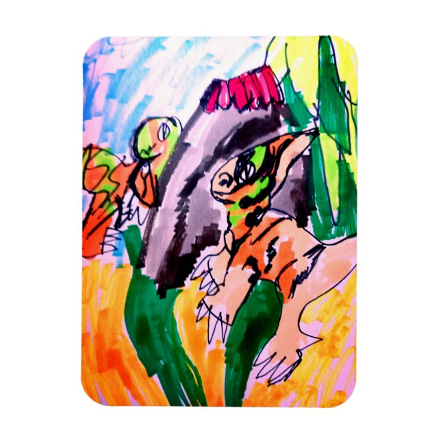 Ímã Rocas de dinossauro  (Vertical)