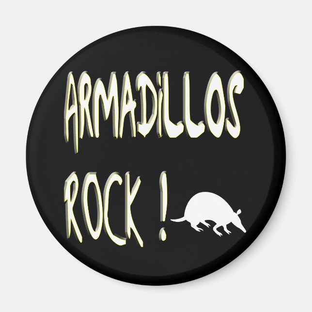 Imã Rocha Armadillos! Íman (Frente)