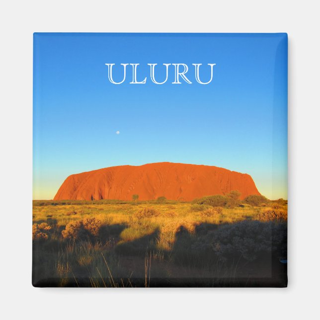 Imã rocha azul uluru (Frente)