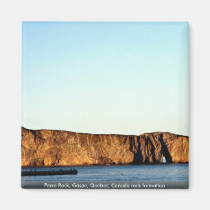 Imã Rocha de Perce, formação de rocha de Gaspe,