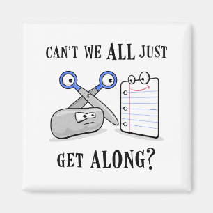 Imã Rocha-Papel-Tesouras