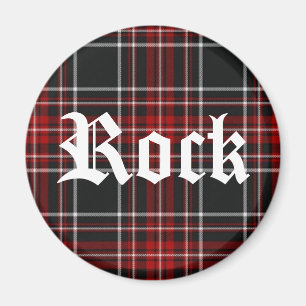 Imã Rocha vermelha da xadrez - ímã