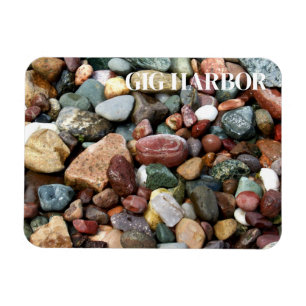 Ímã Rochas Coloridas, Gig Harbor, Puget Sound Washingt