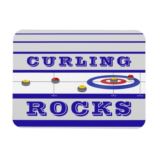 Ímã Rochas Curling (Horizontal)
