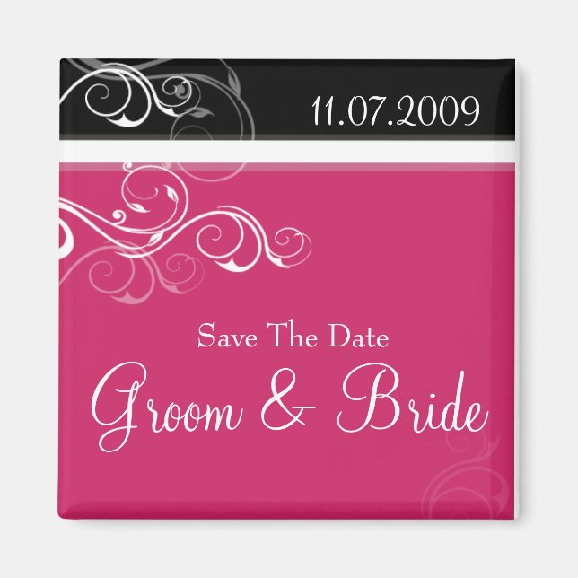 Imã Rochas rosa e pretas (Frente)