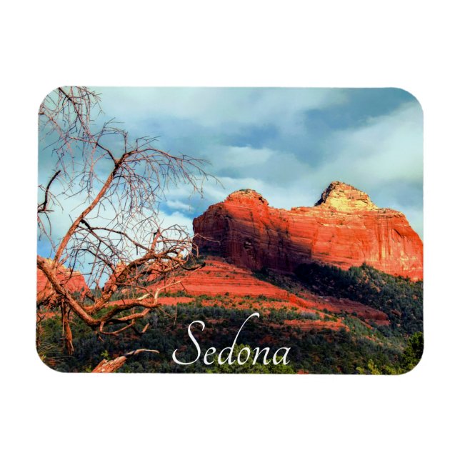 Ímã Rochas Vermelhas Cênicas de Sedona (Horizontal)