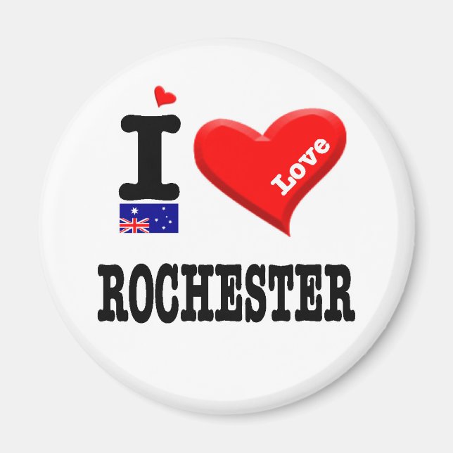 Imã ROCHESTER - Eu amo (Frente)