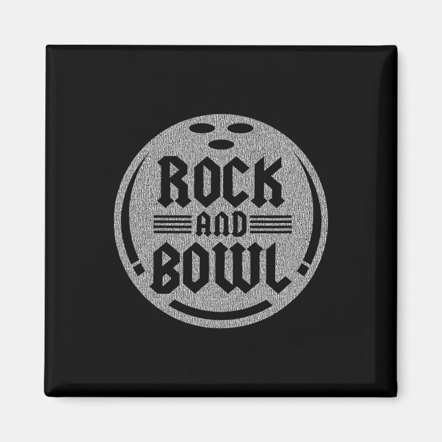 Imã Rock And Bowl - Boliche  (Frente)