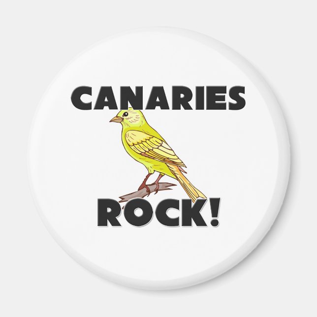 Imã Rock Canário (Frente)