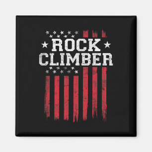 Imã Rock ClimAmerican Flag Usa Patriot Patriot C