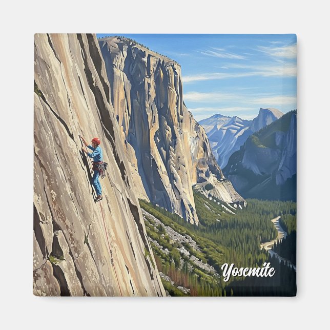Imã Rock Climbing at Yosemite National Park (Frente)