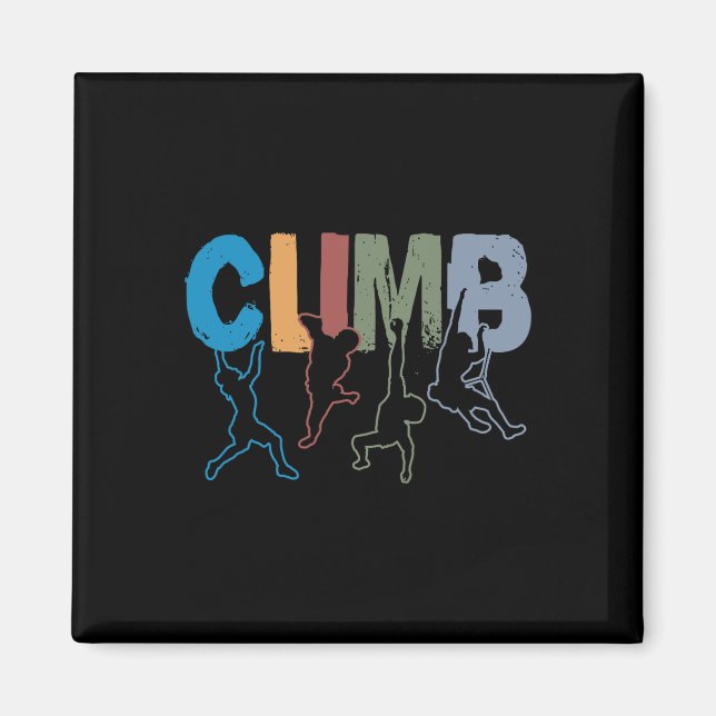 Imã Rock Climbing Funny Bouldering Enthusiasts For Men (Frente)