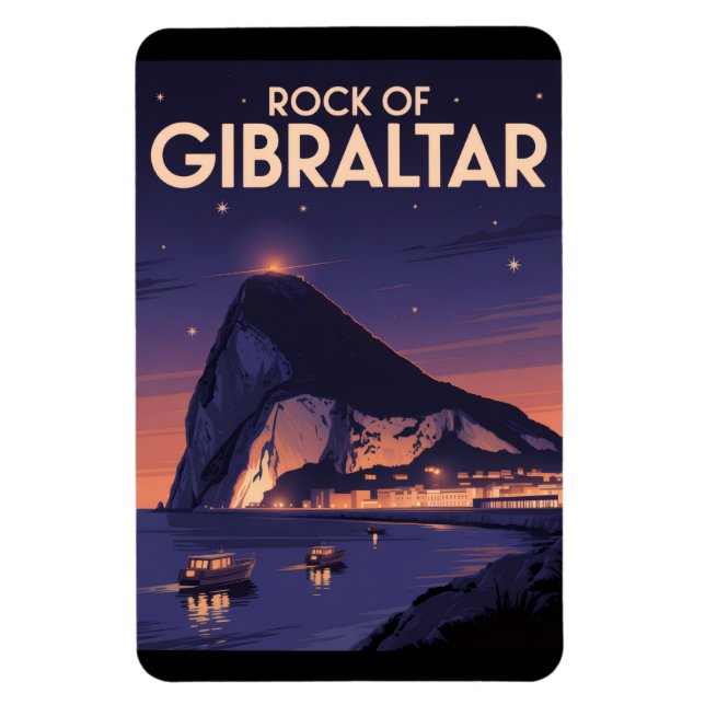 Ímã Rock de Gibraltar (Vertical)