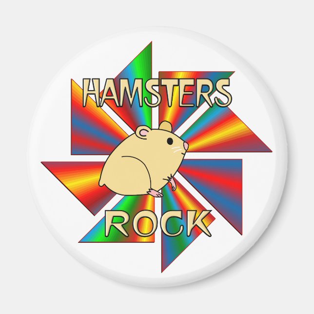 Imã Rock de Hamsters (Frente)