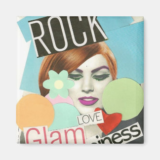 Imã Rock Glam Amor e Felicidade Magnet