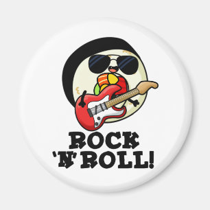 Imã Rock n Roll Funny Sushi Roll Pun