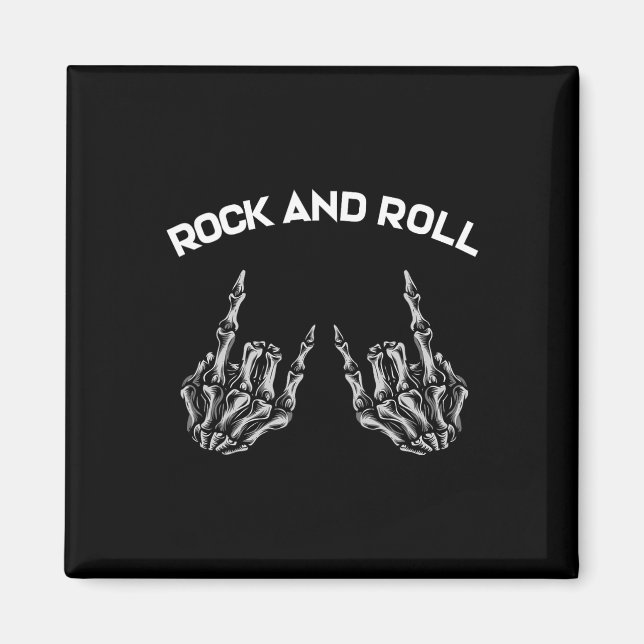 Imã Rock On Banda Para As Mulheres Rock And Rols Para  (Frente)