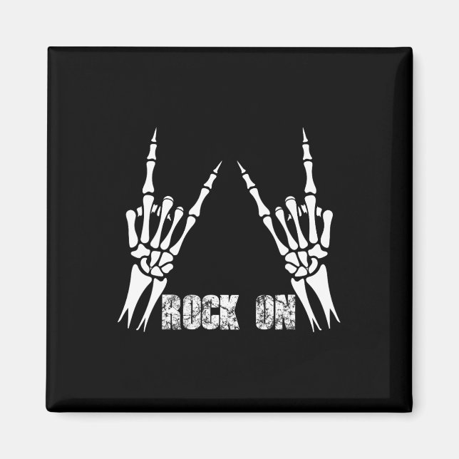 Imã Rock On Banda Para As Mulheres Rock And Rols Para  (Frente)