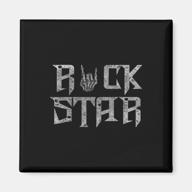 Imã Rock On Banda Para As Mulheres Rock And Rols Para  (Frente)