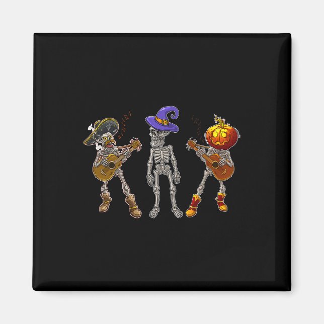 Imã Rock On Banda Rock And Roll Men Halloween Cos (Frente)