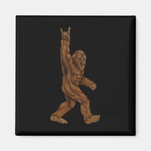 Imã Rock On Bigfoot - Concert Buddy - Sasque Desenhado